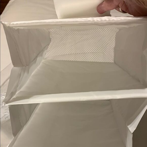 White Hanging Closet Organizer - Picture 3 of 5